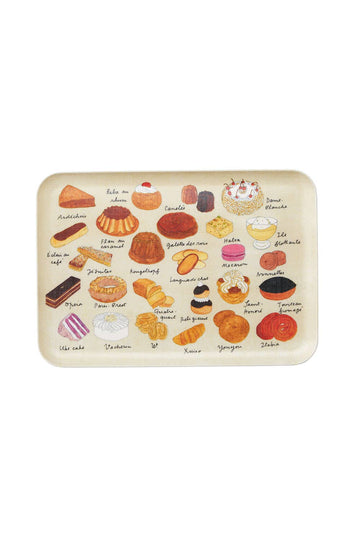 Isabelle Boinot Gateau Linen Coated Tray - Medium - Parkette.