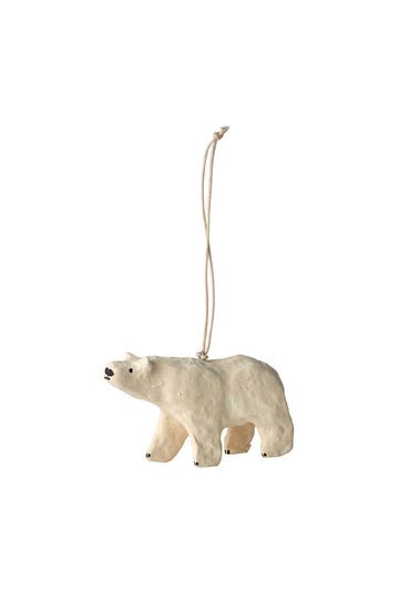 Paper Mache Polar Bear - Parkette.