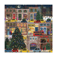 Winter Lights Forest – 500 Piece Foil Jigsaw Puzzle - Parkette.