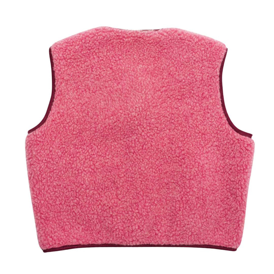 Adult Merino Wool Vest - Dusty Pink