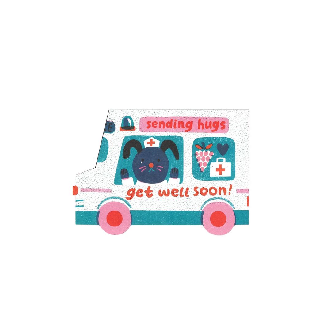 Ice Cream Van Die Cut Card