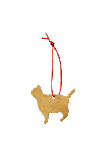 Brass Cat Ornament - Parkette.