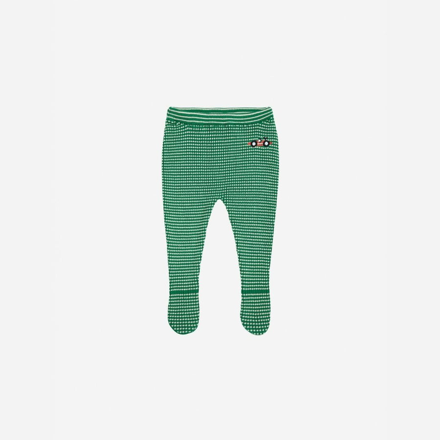 Baby Racecar Knitted Footed Leggings - Parkette.