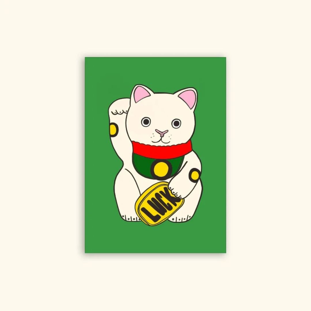 Wish You Luck Postcard