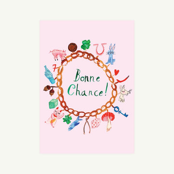Bonne Chance Greeting Card