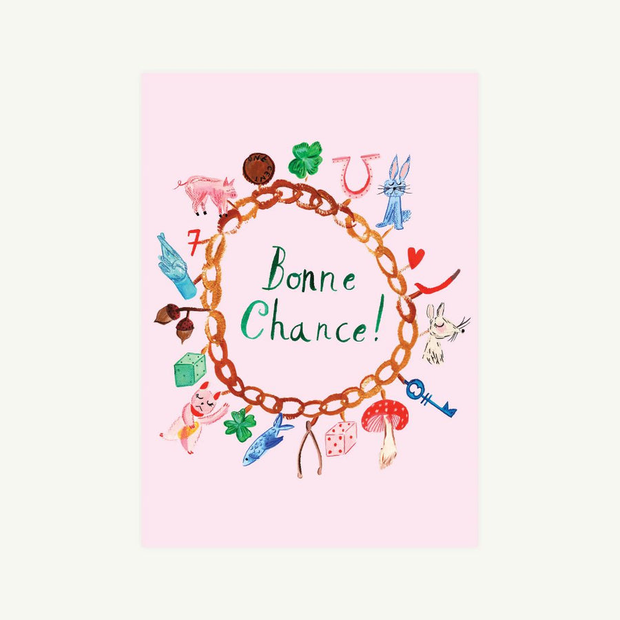 Bonne Chance Greeting Card