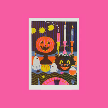 Naomi Wilkinson Halloween Mini Riso Print - Parkette.