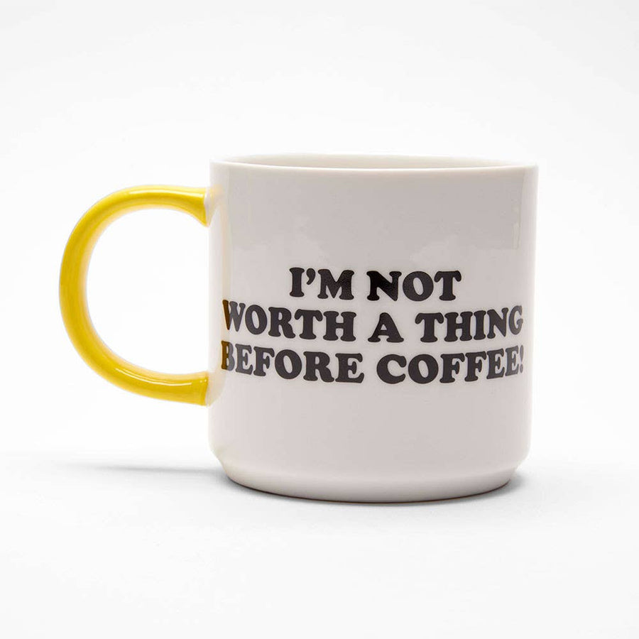 Peanuts™ x Magpie "I'm Not Worth a Thing" Mug - Parkette.