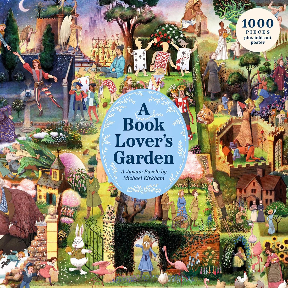 A Book Lover's Garden 1000 Piece Puzzle - Parkette.