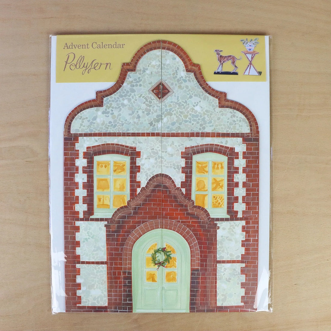 Festive Dutch Gable Advent Calendar