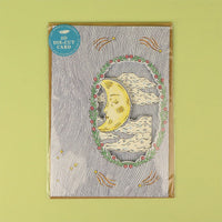 Magical Moon Die Cut Card