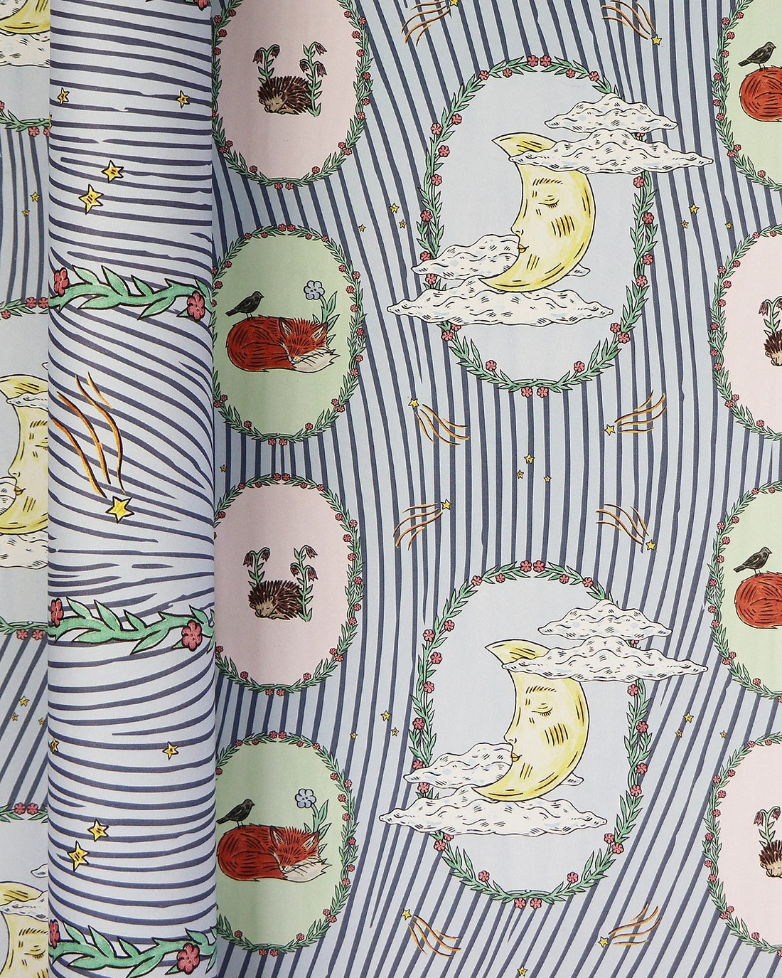 Moon and Stars Wrapping Paper