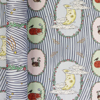Moon and Stars Wrapping Paper