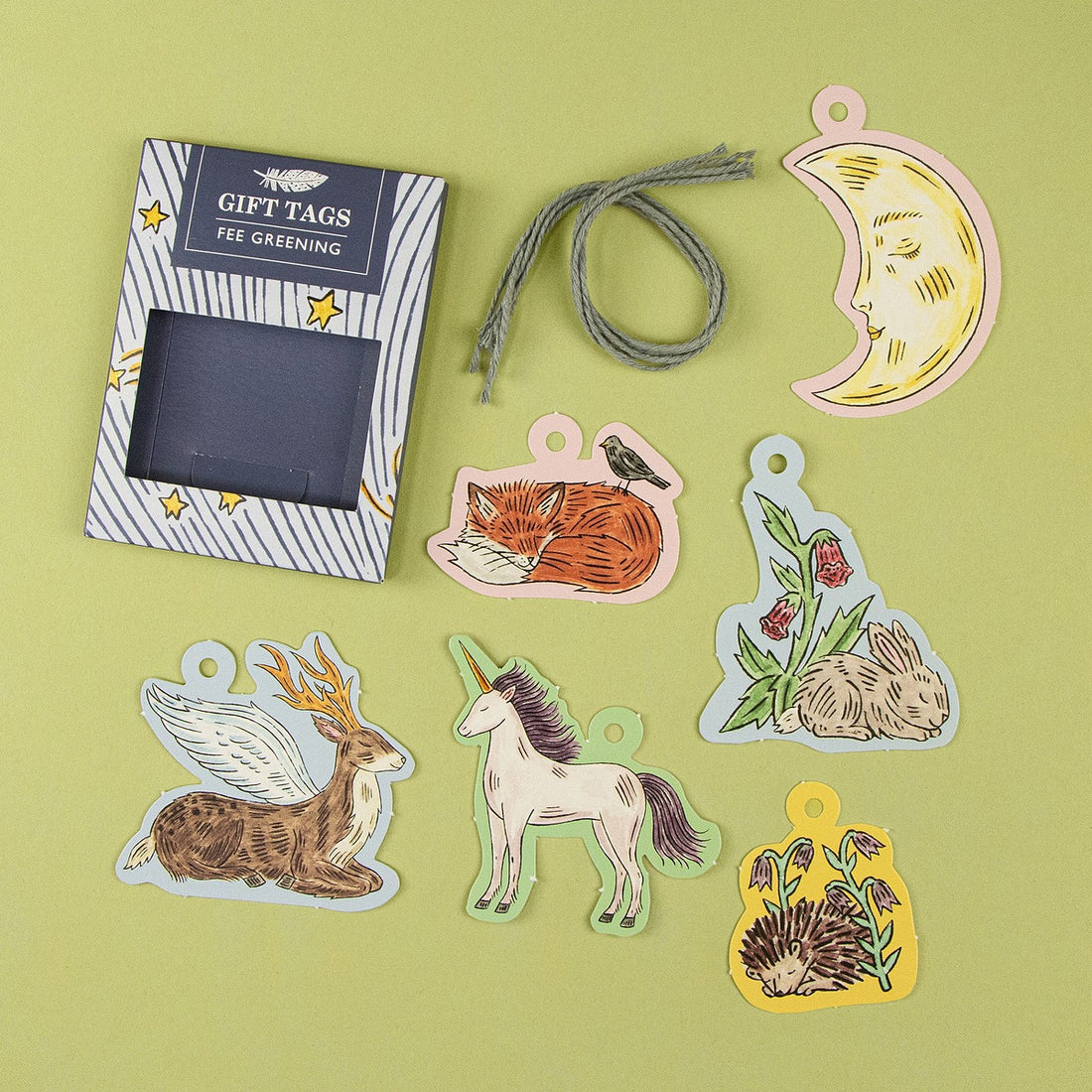 Sleeping Woodland Gift Tags