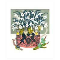 Snowdrops in a Coronation Mug Card