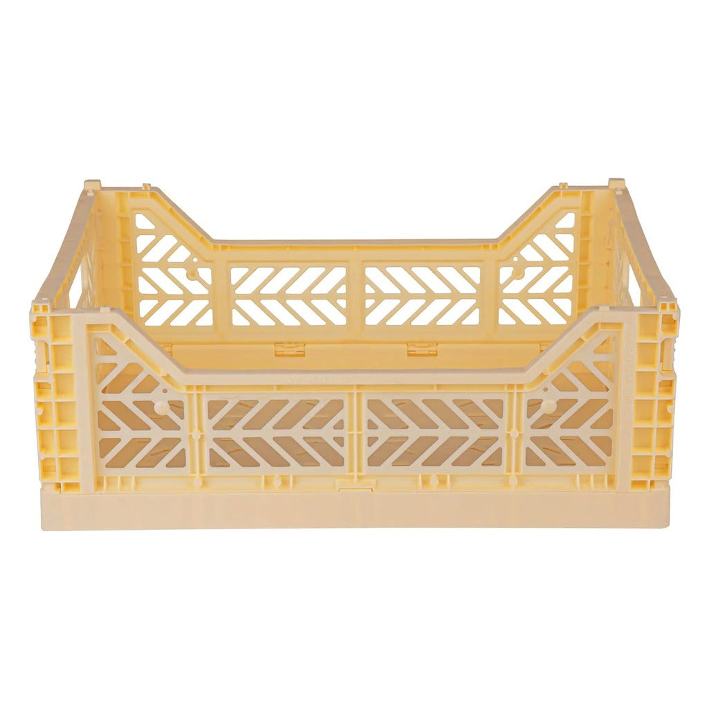 Midi Folding Crate - Banana - Parkette.