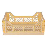 Midi Folding Crate - Banana - Parkette.
