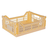 Midi Folding Crate - Banana - Parkette.