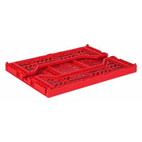 Midi Folding Crate - Red - Parkette.