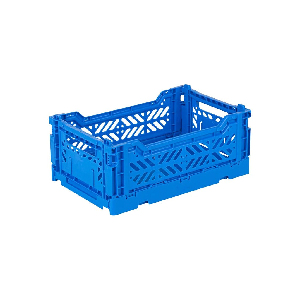 Mini Folding Crate - Blue