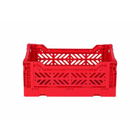 Mini Folding Crate - Red - Parkette.