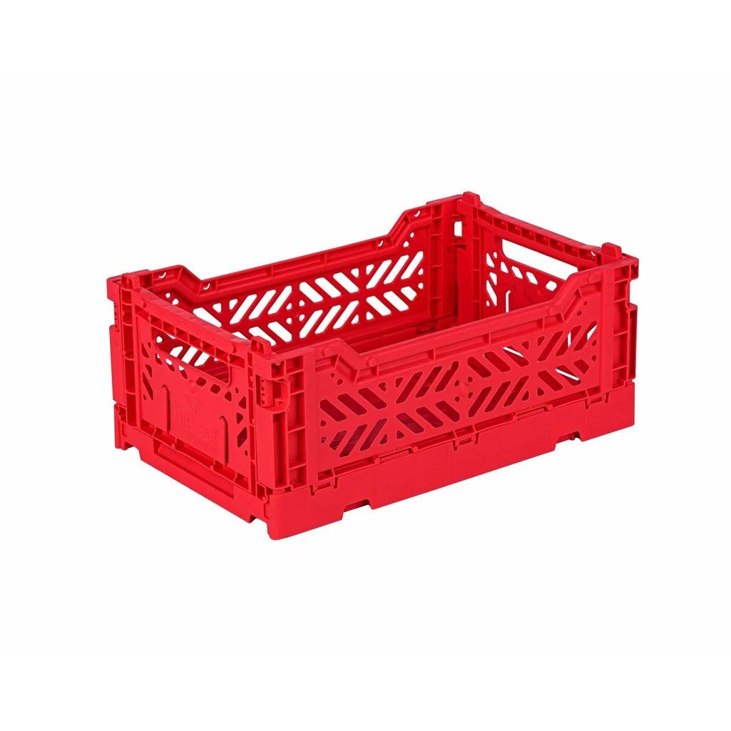 Mini Folding Crate - Red - Parkette.