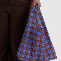 Standard Baggu - Blue Tartan