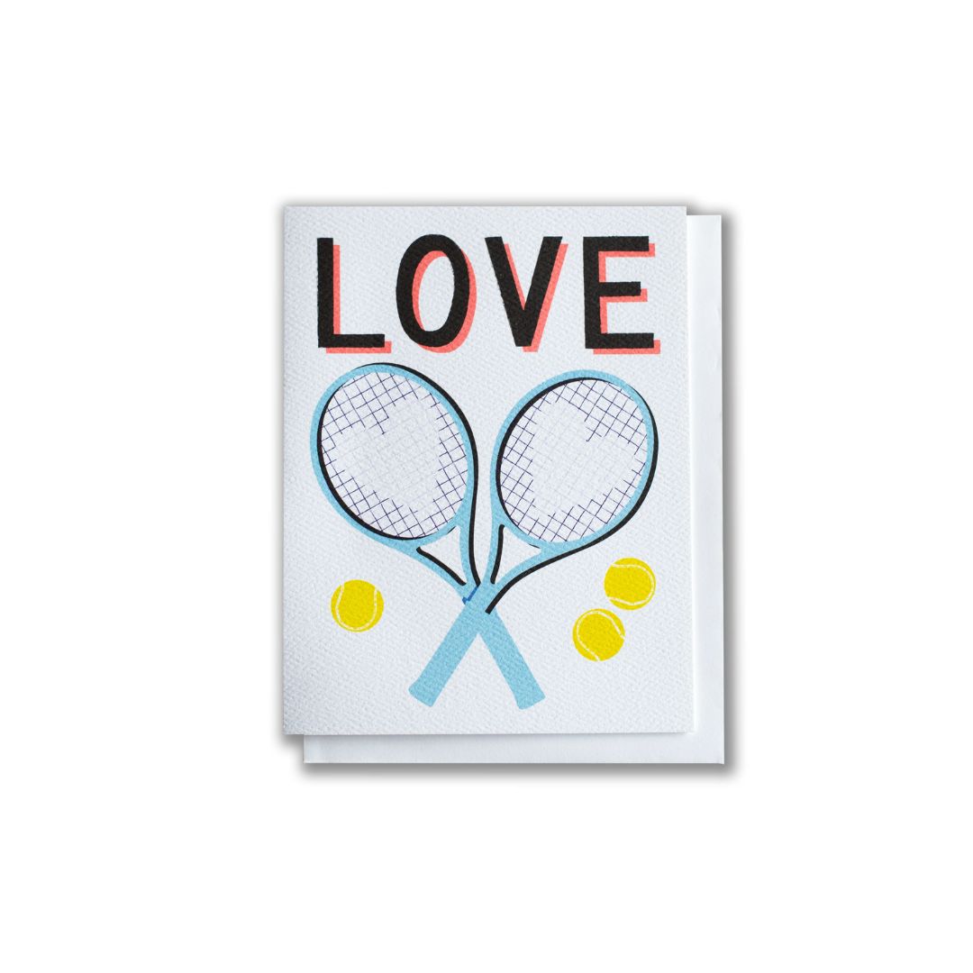 Tennis Love Note Card