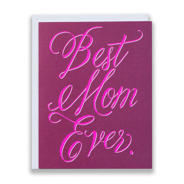 Best Mom Ever Note Card - Parkette.