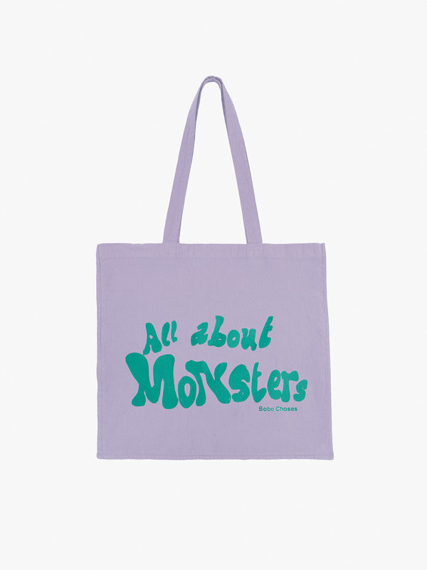 All About Monsters Tote Bag — Lavender