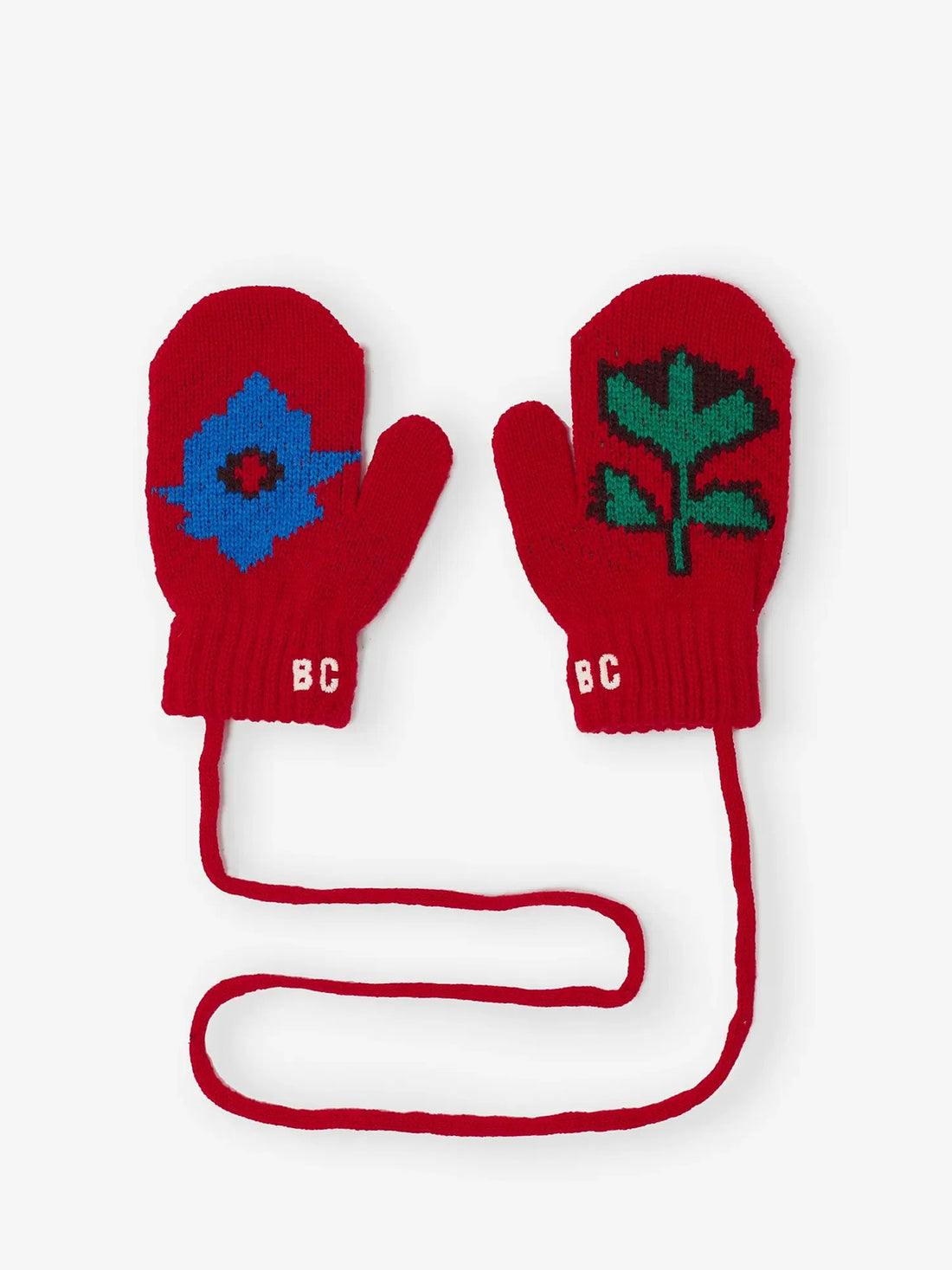 Baby Blossom Knitted Mittens