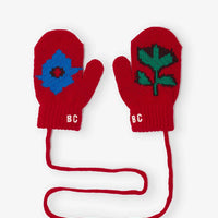 Baby Blossom Knitted Mittens