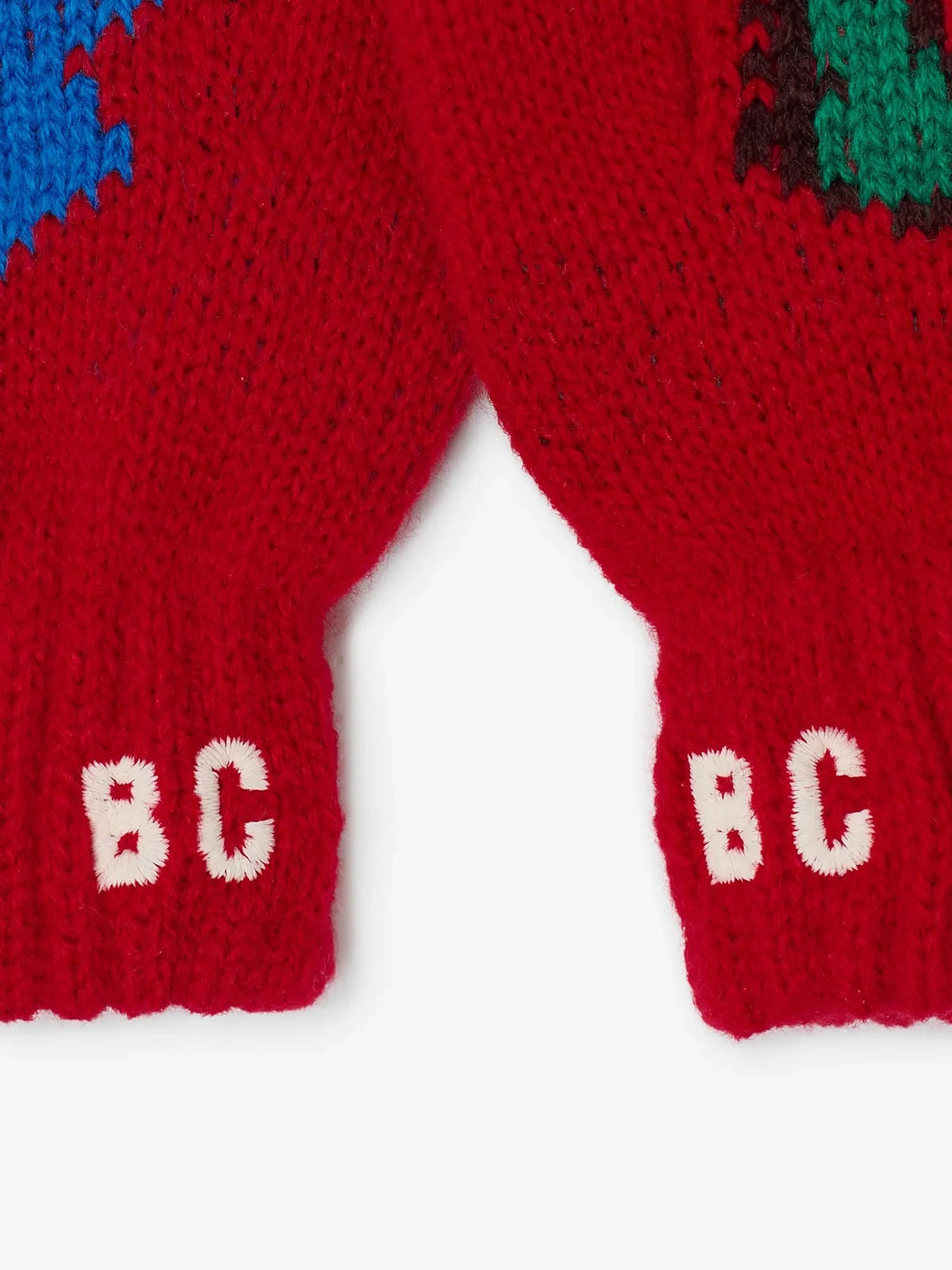 Baby Blossom Knitted Mittens