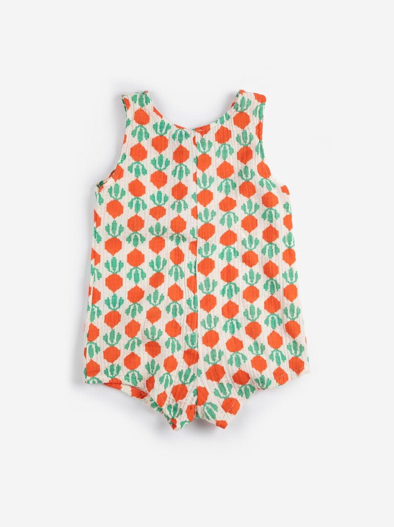 Baby Cool Radish All over Woven Playsuit - Parkette.
