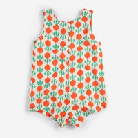 Baby Cool Radish All over Woven Playsuit - Parkette.