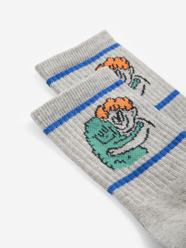 Hug Hairy Monster Short Socks