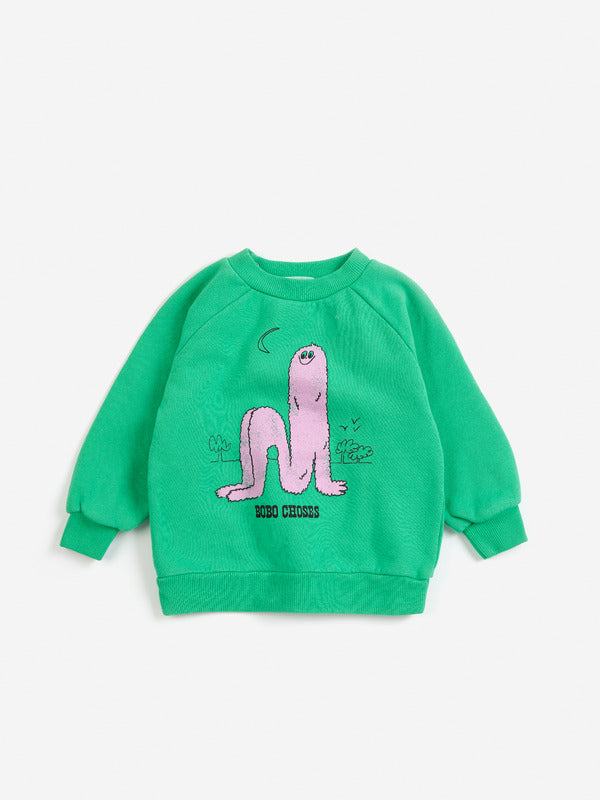 Baby Long Pinky Puff Sweatshirt