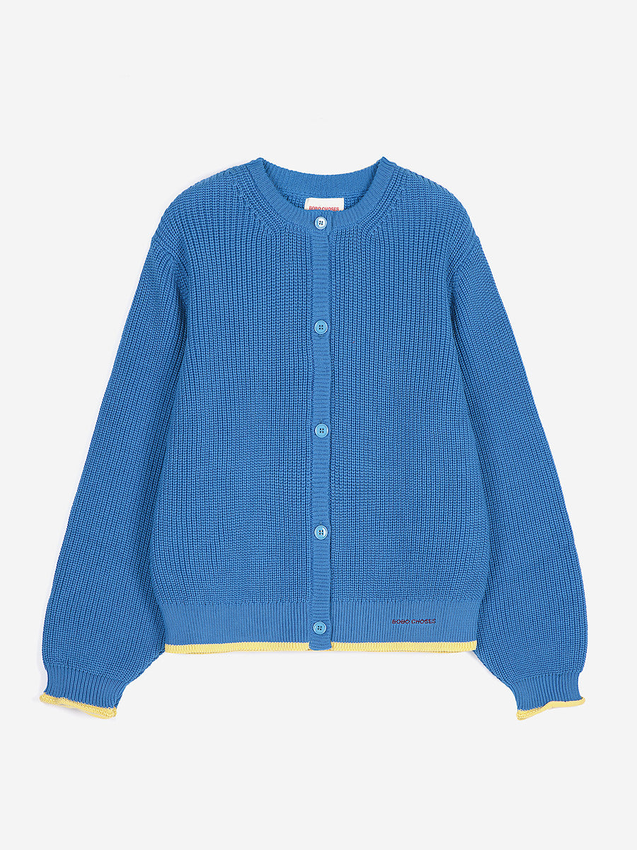 Pearl Knitted Cotton Cardigan