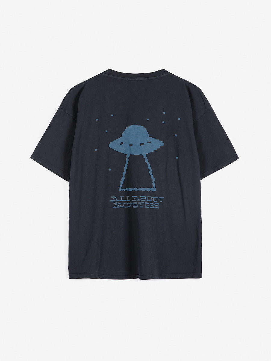Pixel Abduction Oversize T-shirt