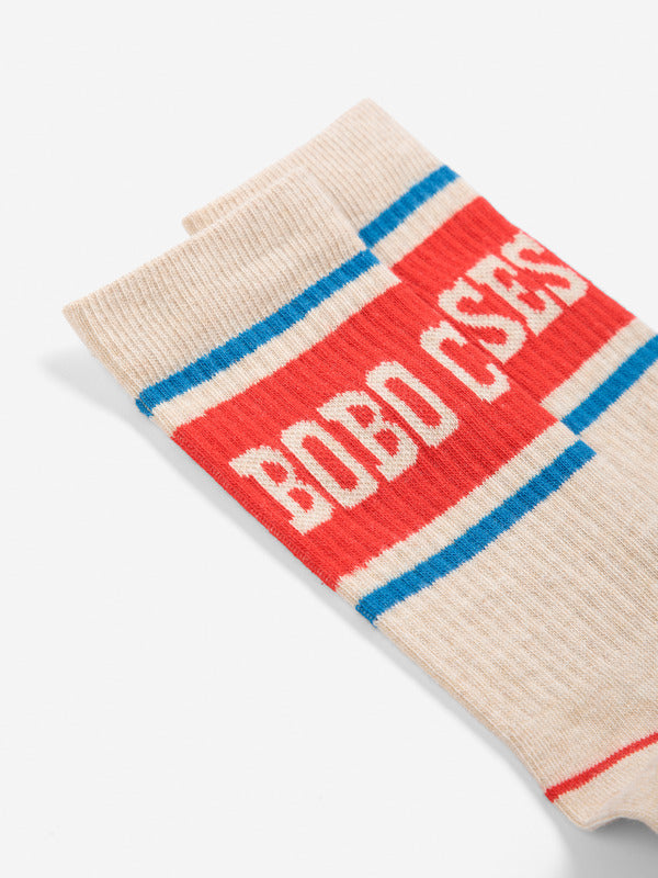 Bobo Choses Pop Long Socks - Beige