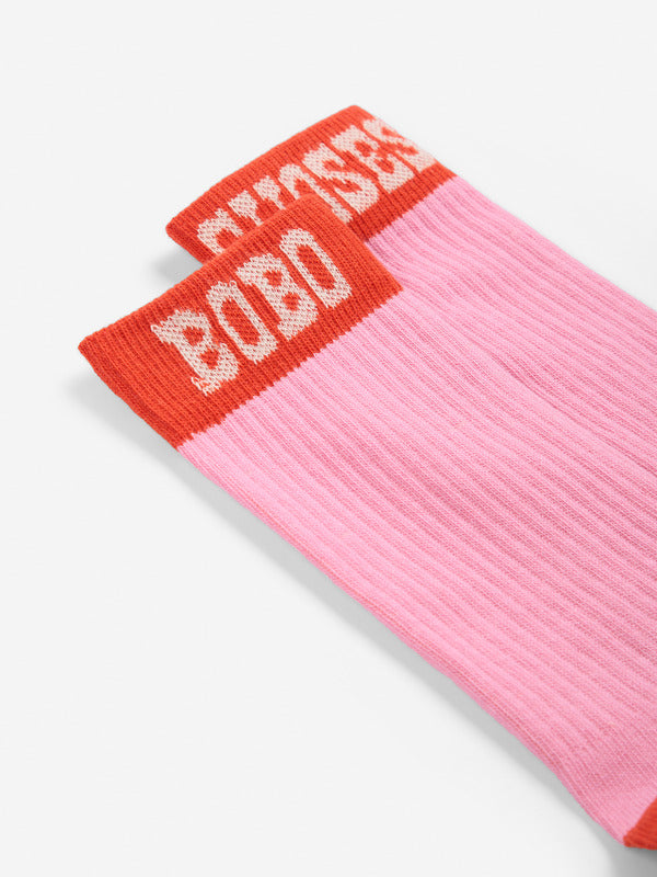 Bobo Choses Pop Long Socks - Fuchsia