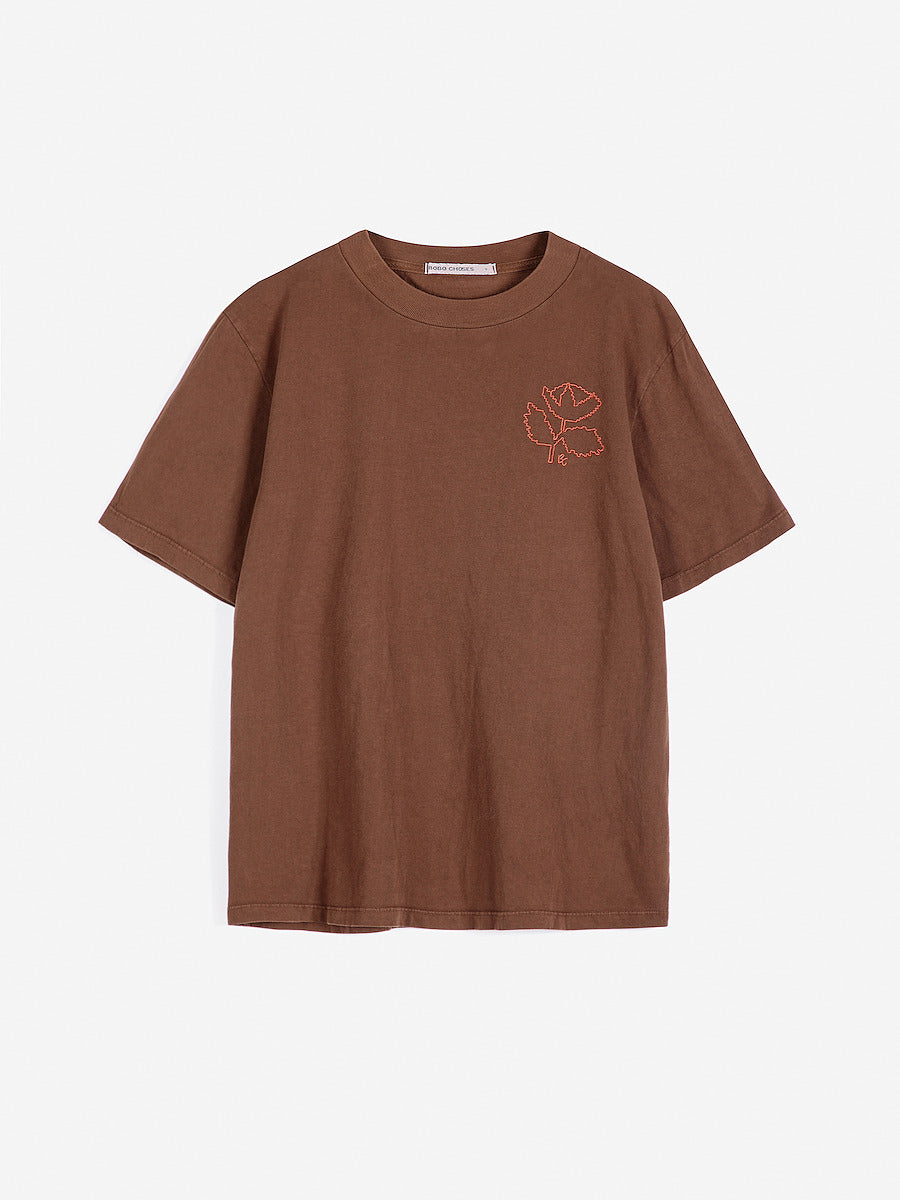 Red Vibrant Flower T-shirt