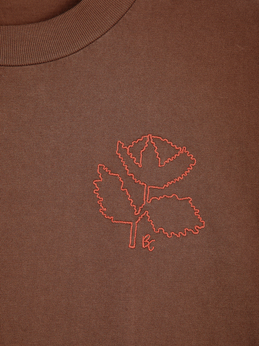 Red Vibrant Flower T-shirt