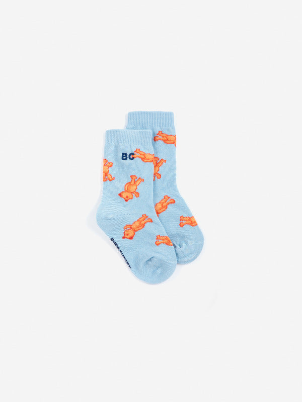 Baby Softpaw Monster All Over Short Socks