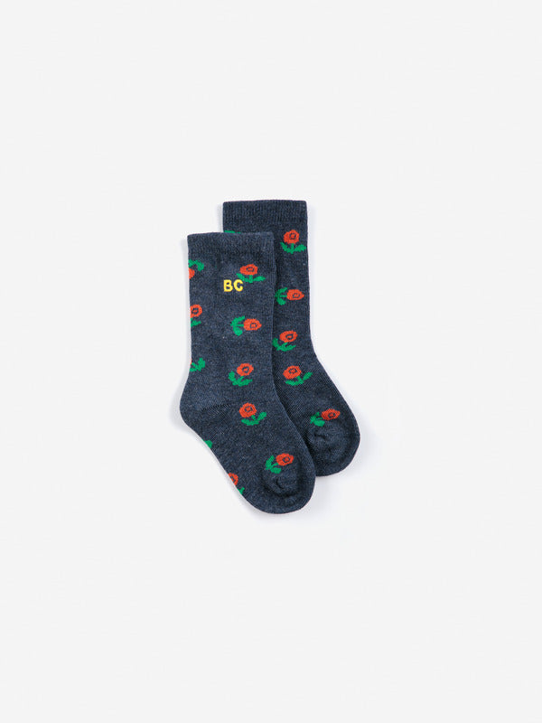 Baby Stamp Bloom All Over Long Socks