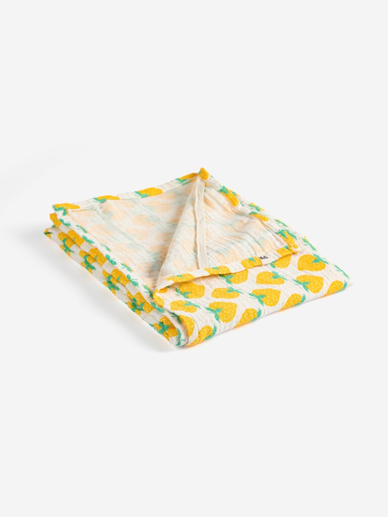 Baby Strawberry All Over Muslin Cloth - Parkette.