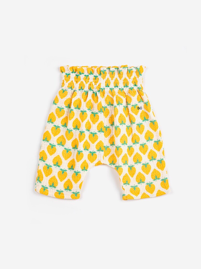 Baby Strawberry All Over Woven Pants - Parkette.