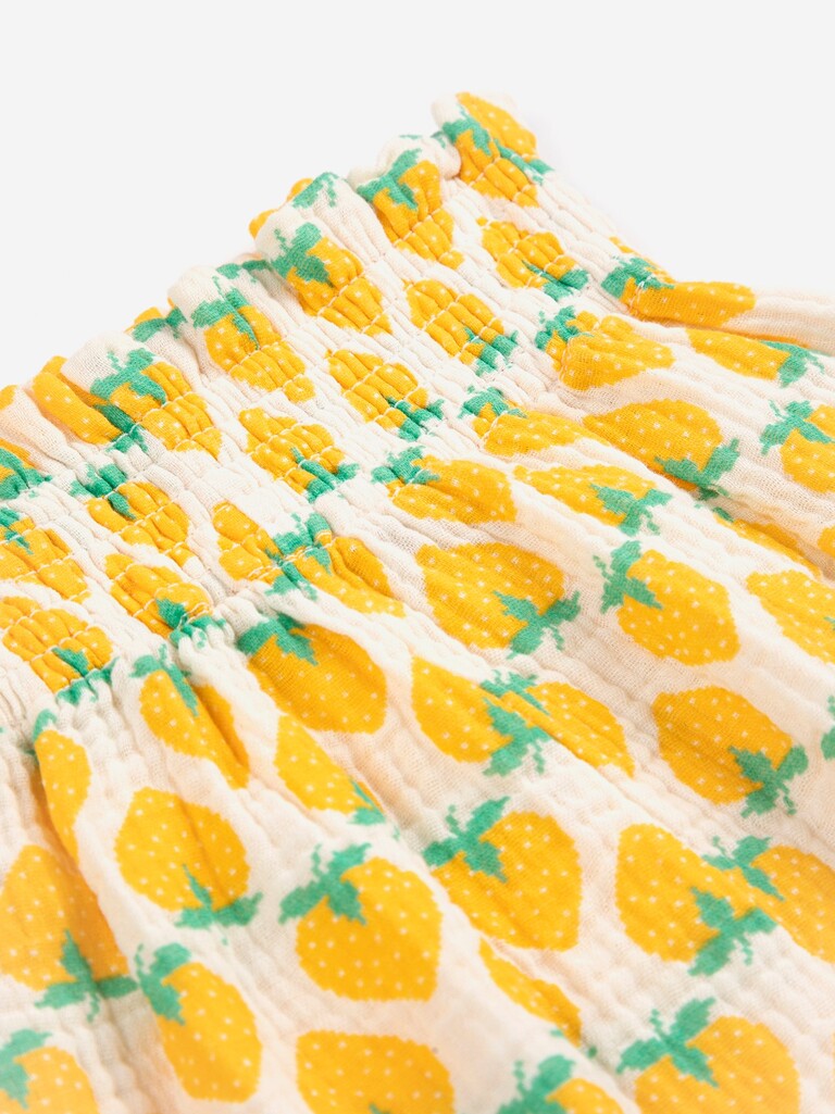 Baby Strawberry All Over Woven Pants - Parkette.