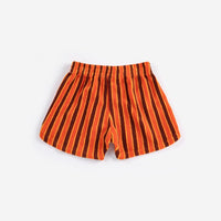 Kids Striped Brick Terry Cloth Shorts - Parkette.