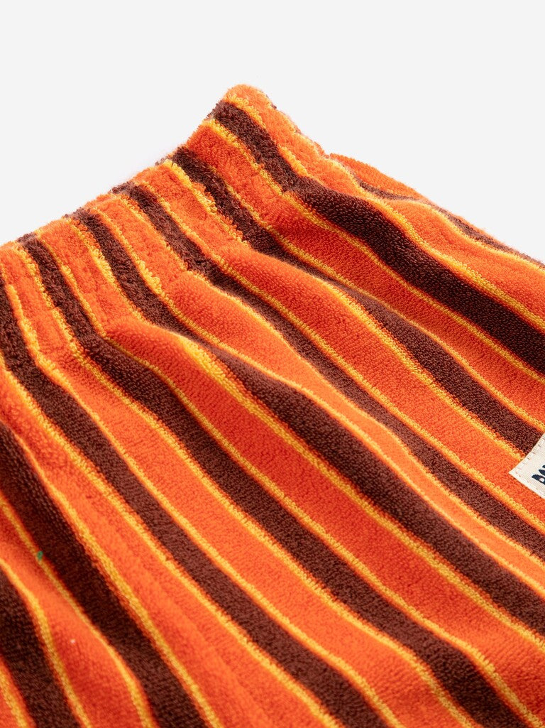 Kids Striped Brick Terry Cloth Shorts - Parkette.
